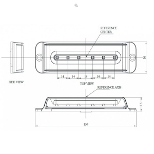 Lampa stroboscopica 6 led-uri lumina albastra - Img 3