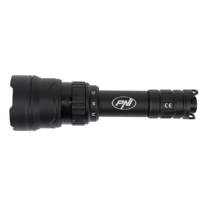 Lanterna PNI Adventure F300 cu 3 culori lumina alb, rosu, verde, distanta 650m si 620lm - Img 4