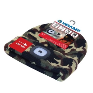 LIGHTHOUSE: Caciula cu lanterna LED reincarcabila. Camuflaj - Img 2