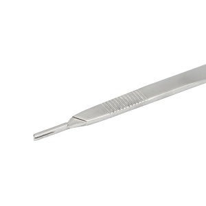 Maner bisturiu din inox nr 3 pentru lame nr 10-17 Breckner Germany - Img 3