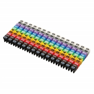 Marcatori de cablu cu clips, set 100 buc