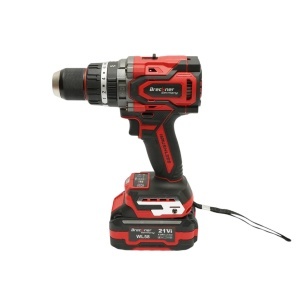 Masina de gaurit si insurubat cu percutie 1000W, 2 acumulatori 21V, 4Ah Li-ion, LED, Brushless, 180Nm, mandrina 13mm, 0-500/2000rpm, maner antivibratie Breckner Germany - Img 6