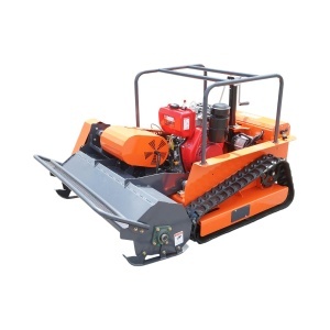 Masina de tuns iarba cu telecomanda pe senile, motor diesel 12.5CP, 499cc, latime de taiere 1000mm THOR - Img 8