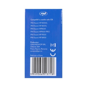 Microfon cu 6 pini cu agatatoare metalica pentru statii radio PNI Escort HP 8000L/8001L/8024/9001 PRO/9500/8900 - Img 8