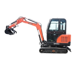 Mini excavator 1.8T cu cabina, motor diesel 25CP, rotire 360 grade, adancime sapare 2300mm, capacitate ridicare 350Kg, 2 cupe incluse 420/985mm THOR - Img 2
