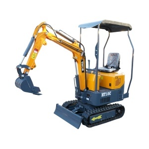 Mini excavator 1T pe senile cu semicabina, motor diesel 9.5CP, adancime sapare 1745mm, 3 cupe incluse 170/360/780mm THOR - Img 2