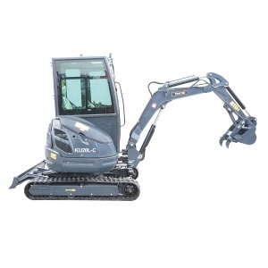 Mini excavator 2T cu cabina, motor diesel 25CP (18.4KW), adancime sapare 2120mm, capacitate ridicare 350Kg, 2 cupe incluse 400/770mm THOR - Img 4