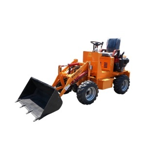Mini incarcator frontal articulat 4x4, motor diesel 18CP, capacitate ridicare 400kg, latime cupa 1000mm Breckner Germany