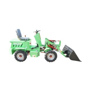 Mini incarcator frontal electric articulat 4x4, 2 motoare brushless 2200W, baterie 60V/70Ah, capacitate ridicare 400kg, latime cupa 1000mm THOR - Img 4