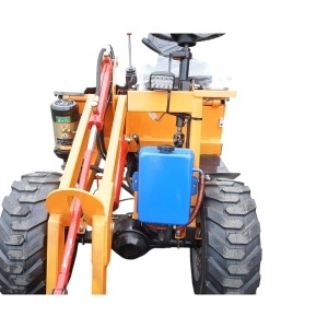 Mini incarcator frontal electric cu 3 roti, 2 motoare 1800W/1300W, baterie 48V/52Ah, capacitate ridicare 200kg, cupa 900x450x370mm - Img 7