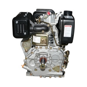 Motor diesel 10CP 186F, 418cc, turatie 3600rpm, ax rotund filetat 25.4mm, pornire sfoara Breckner Germany - Img 3