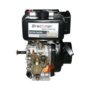 Motor diesel 5CP 173F, 247cc, turatie 3600rpm, ax rotund filetat 19.05mm, pornire sfoara Breckner Germany - Img 2