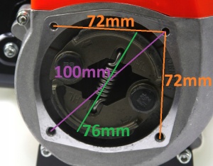 Motor motocoasa 52cc - Img 3