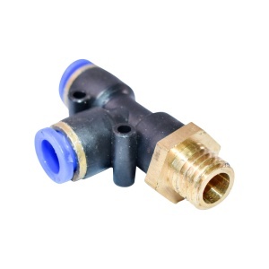 Mufa rapida T plastic amp surub metalic fi 8x8 cu M12 - Img 3