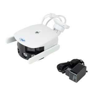 Pachet Camera supraveghere video wireless PNI IP590 Dual lens, 2 x 2MP, 180 grade cu panou solar fotovoltaic, putere 60W cu acumulator 20A, iesire 12V - Img 6
