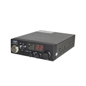 Pachet statie radio CB PNI ESCORT HP 8024 ASQ, 12-24 V, 40 canale,4W + Antena CB PNI ML70 cu magnet - Img 3