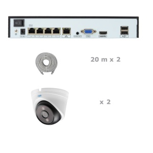 Pachet supraveghere video NVR POE PNI House IP710J, 2 camere PNI IP808J, 8MP si cabluri incluse - Img 6