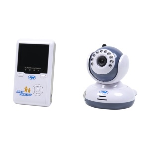 Pachet Video Baby Monitor PNI B2500 ecran 2.4 inch wireless + Cadou Sticky Pad Blue - Img 5