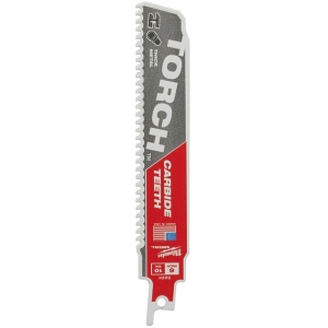 Panza Heavy Duty TORCH pentru lucrari de demolare, pentru fierastraie sabie, dinti carbura, 150/1.27 mm - 10 TPI