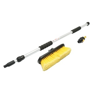 Perie cu maner telescopic din aluminiu pentru spalat auto si curatat zapada 104-166cm Breckner Germany - Img 2