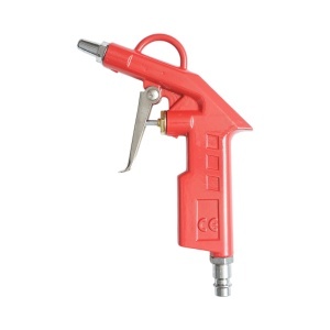 Pistol de suflat aer comprimat cu duza scurta 28mm rosu