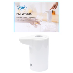 Pompa electrica pentru bidon de apa PNI WD200 incarcare prin USB-C, acumulator 800 mAh - Img 4