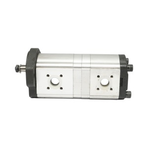 Pompa hidraulica dubla John Deere, Renault, debit 22.5+11cm3 sens stanga cod OEM RT7700036171 - Img 2