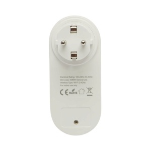Priza inteligenta smart Wi-Fi alba 100-240V, 16A, 3680W, 2 porturi USB 5V, aplicatie Tuya Smart Life, compatibila Alexa si Google Home - Img 4