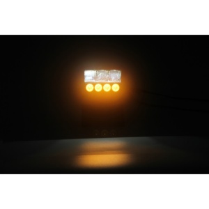Proiector led + stroboscop portocaliu - Img 2