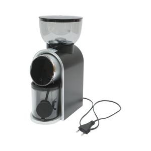 Rasnita electrica de cafea automata 150W, 220V, reglaj macinare 25 trepte, afisaj digital touch, bavuri conice, recipient boabe 250g - Img 4
