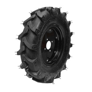 Roata completa 600/12 R1 6PR crampon cu janta neagra