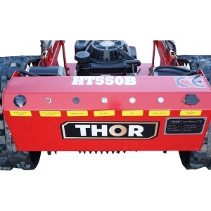 Robot de tuns iarba pe senile cu telecomanda, motor Loncin 9CP, 224cc, latime de taiere 550mm THOR - Img 10