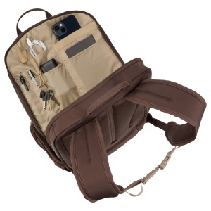 Rucsac urban cu compartiment laptop, Thule, EnRoute, 26L, Tinted Taupe/Nuanced Brown - Img 6