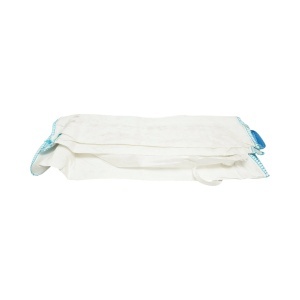 Sac big bag 100x100x130cm alb, capacitate 2000kg, tip U-Panel nelaminat, fund plan, top fusta 85cm - Img 7