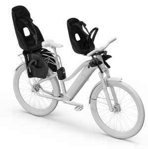 Scaun pentru copii, cu montare pe bicicleta in spate - Thule Yepp Nexxt 2 Maxi Frame mounted, Midnight-Black - Img 6