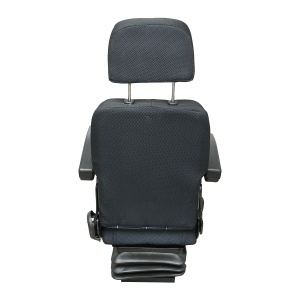 Scaun universal reglabil pe greutate 40-130Kg, cotiere si spatar rabatabil 50-90° pentru tractor, utilaje agricole, industriale, stivuitor - Img 3