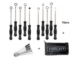 Set 10 surubelnite pentru reglat carburatorul