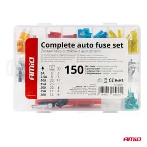 Set 150 sigurante plate mari si mici, cu extractor si creion tensiune - Img 4
