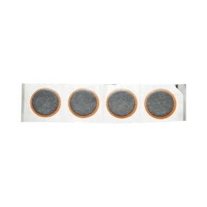 Set 16 petice vulcanizare rotunde 50mm + 1 tub adeziv 20ml pentru camere de aer Michel - Img 5