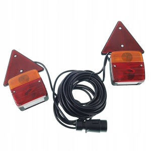 Set 2 lampi remorca, cablu si prindere cu suruburi 12V