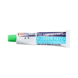 Set 24 petice vulcanizare ovale 35x52mm + 1 tub adeziv 20ml pentru camere de aer L-24 Michel - Img 3