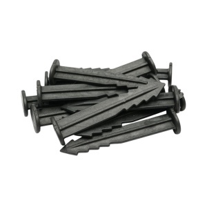 Set 50 cuie tarusi plastic negri 150mm tip harpon pentru fixare folie protectie Breckner Germany - Img 6
