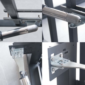 Set brate PNI MAB300BR pentru kit automatizare porti batante PNI MAB300, contine 2 bucati - Img 9