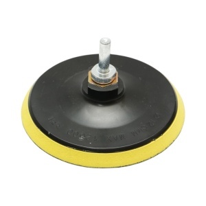 Set slefuire si polisare 125mm Velcro, bureti polisare, pad lana, pad abraziv, discuri abrazive P80, P120, P180, adaptor M14 pentru polizor unghiular si bormasina 9 piese Breckner Germany - Img 2