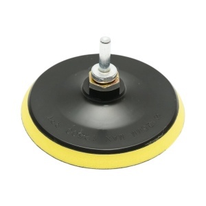 Set suport disc slefuire 125mm Velcro, 5 discuri abrazive P80-P240, adaptor M14 pentru polizor unghiular si bormasina Breckner Germany - Img 2