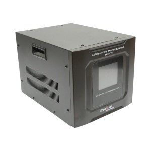 Stabilizator automat de tensiune 3000VA, 1800W, 140-250VAC cu releu monofazat, bypass, conexiune borne, afisaj LCD Breckner Germany - Img 6