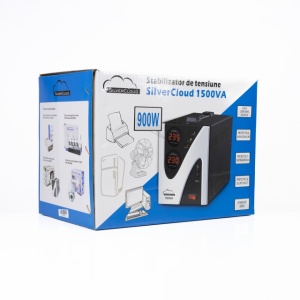 Stabilizator de tensiune SilverCloud 1500VA 900W 6.8A - Img 2