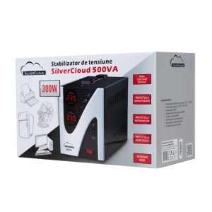 Stabilizator de tensiune SilverCloud 500VA 300W 2.3A - Img 7