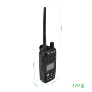Statie radio maritima portabila PNI DS890, 88 canale, 10 canale meteo, Squelch reglabil, Roger Beep, Dual Watch, Scan, Call, NRC, acumulator 1800mAh, IP67 - Img 3
