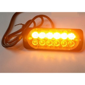 STROBOSCOP SLIM 12 led-uri lumina portocalie - Img 4